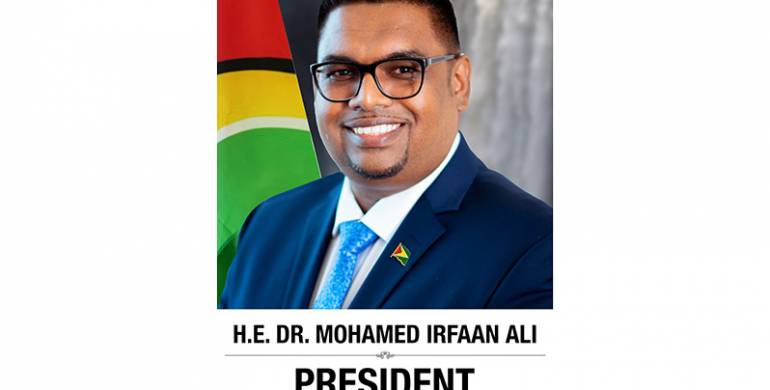 WELCOME President of the Co-operative Republic of Guyana